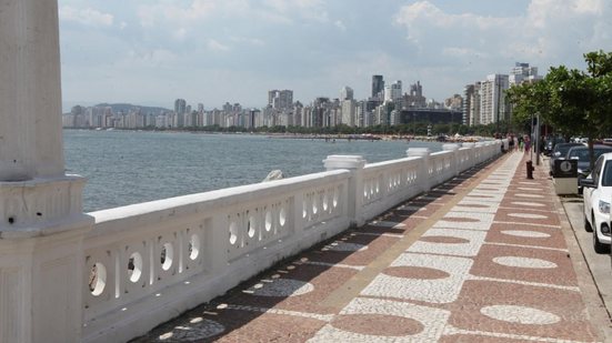 Participe da audiência pública sobre o tombamento da Mureta da Ponta da Praia, nesta quinta-feira, às 19h, em Santos - Foto: Divulgação/ Prefeitura de Santos
