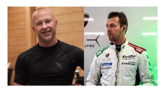 Nikita Mazepin (esquerda) e Daniil Kvyat (direita) - Foto: Reprodução/ Mídias Sociais
