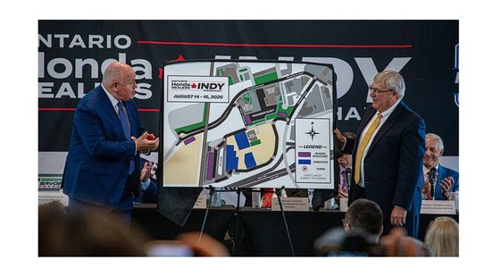 Promoção do evento de Markham na Fórmula Indy - Foto: Divulgação/ NTT INDYCAR
