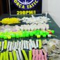 Policiais realizam abordagem e encontram entorpecentes prontos para venda em Guapurá, Itanhaém - Foto: Divulgação/ 29° BPMI