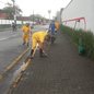 Avenida Nove de Abril recebe manutenção completa para as festividades em honra à Nossa Senhora da Lapa - Foto: Divulgação/ Prefeitura de Cubatão