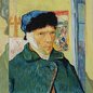 Courtauld Gallery, Londres - Vincent van Gogh, Autorretrato com a orelha enfaixada, 1889.