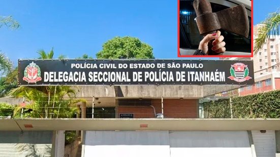 Um desentendimento familiar resultou em tentativa de homicídio com machado, levando à prisão do agressor em Itanhaém - Foto: Divulgação/ 29° BPMI