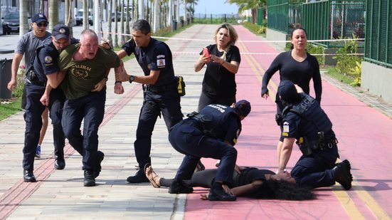 Oitenta guardas municipais participam de treinamento até 28 de outubro para melhorar a segurança nas ruas da região - Foto: Divulgação/ Prefeitura de Praia Grande