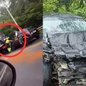 Acidente envolvendo quatro carros, van e moto fere 16 pessoas na Mogi-Bertioga - Imagem: Divulgação