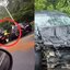 Acidente envolvendo quatro carros, van e moto fere 16 pessoas na Mogi-Bertioga - Imagem: Divulgação