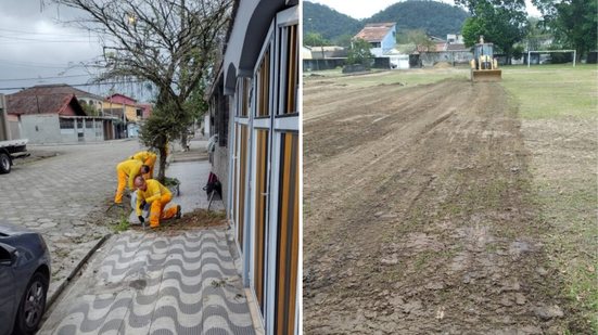 A Prefeitura de Cubatão finaliza ações de zeladoria em agosto, abrangendo limpeza, reformas e melhorias em diversas áreas da cidade - Foto: Divulgação/ Prefeitura de Cubatão