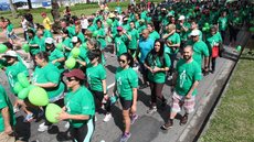 No dia 26 de setembro, Santos promove a Caminhada Setembro Verde para engajar a população na doação de órgãos - Foto: Divulgação/ Prefeitura de Santos