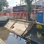 As equipes enfrentaram maré alta e chuvas que atrasaram o cronograma, mas a entrega da obra está prevista para este mês - Foto: Divulgação/ Prefeitura de Santos