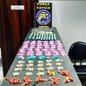 Policiais militares encontraram os criminosos com drogas já fracionadas e prontas para venda durante patrulhamento na região - Foto: Divulgação/ 29° BPMI