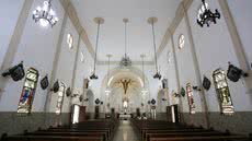 A Matriz Nossa Senhora de Fátima e Santo Amaro é o ponto central das celebrações, com missas e procissões programadas - Foto: Prefeitura de Guarujá