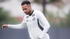 O Santos joga contra o Mirassol nesta terça-feira, mas Neymar não viajou com a equipe - Foto: Raul Baretta / Santos FC