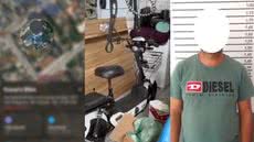 Um proprietário usou um AirTag para rastrear sua bicicleta elétrica furtada - Imagem: Reprodução