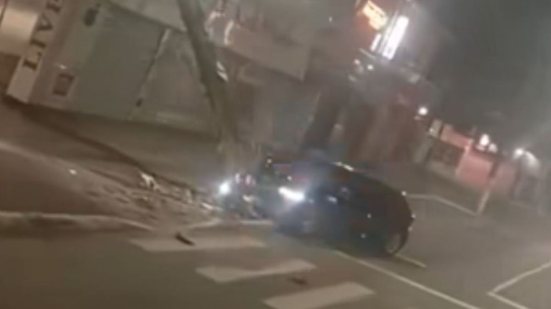 Apesar da gravidade do impacto, o motorista não se feriu - Foto: Reprodução