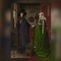 Jan van Eyck, Retrato Arnolfini, 1434. National Gallery, Londres. - Wikimedia Commons / domínio público.