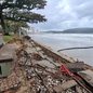 As obras em Santos incluem limpeza, escavação e modernização de áreas de lazer, com foco na resistência contra o mar - Imagem: Reprodução