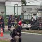 O acidente ocorreu quando um caminhão colidiu com pilastra, resultando na queda de uma viga sobre a cabeça da vítima - Foto: Reprodução