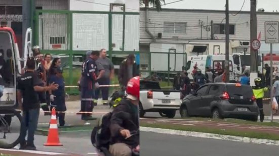 O acidente ocorreu quando um caminhão colidiu com pilastra, resultando na queda de uma viga sobre a cabeça da vítima - Foto: Reprodução