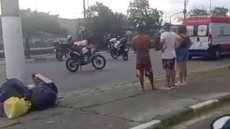 Um acidente na Avenida Santos Dumont deixou três feridos - Imagem: Reprodução