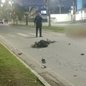 A Polícia Civil investiga o caso como homicídio culposo e busca identificar o proprietário do cavalo que estava solto na pista - Foto: Reprodução / Guarujá Mil Grau