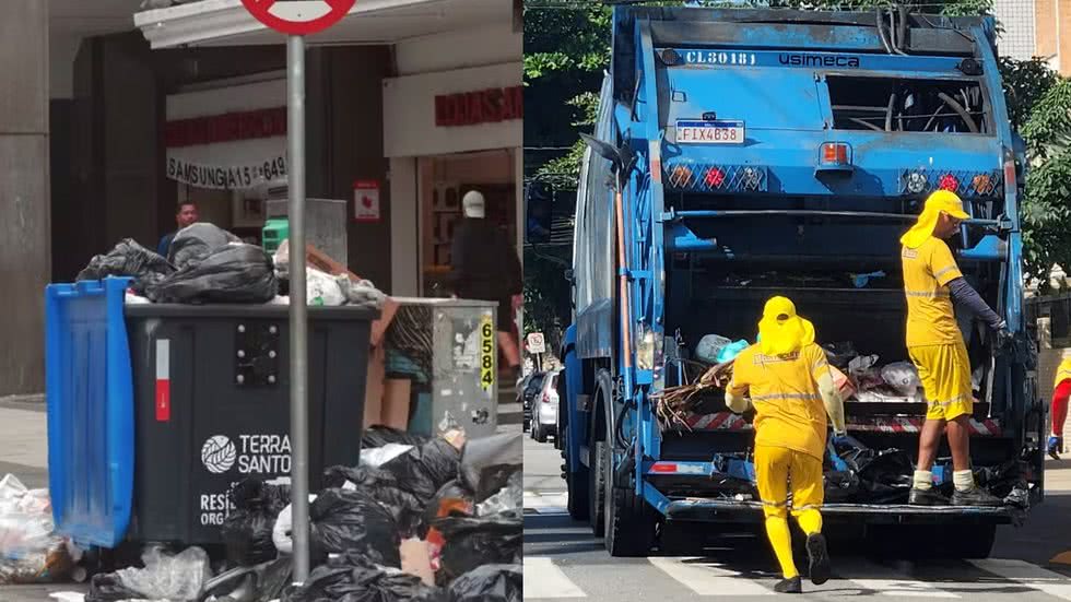 Mudanças incluem novo teto, melhorias na drenagem e reorganização das áreas de separação de materiais na estação de Alemoa - Foto: Alexsander Ferraz / AT