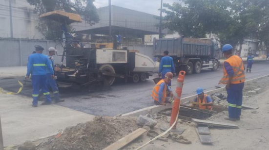 Empreiteira TMK Engenharia executa obras com investimento de R$ 17,4 milhões, com conclusão prevista para agosto deste ano - Divulgação/Prefeitura de Santos