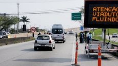 Nova alça de acesso ligará o viaduto aos bairros Ribeirópolis e Esmeralda, facilitando o deslocamento para o Litoral Sul - Imagem: Divulgação / Prefeitura de Praia Grande