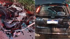 Equipes de resgate e perícia foram acionadas para investigar as causas do acidente, que deixou o motociclista sem vida no local - Divulgação/CCM Artesp