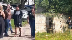 Juan Gustavo, acusado de feminicídio, foi capturado após fuga e agora enfrenta a Justiça após reconstituição do crime - Foto: Diego Bertozzi / TV Tribuna