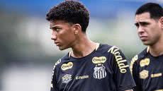 Durante sua entrada no jogo contra o Grêmio, Robinho Jr impressionou e despertou interesse de clubes europeus - Foto: Raul Baretta/ Santos FC