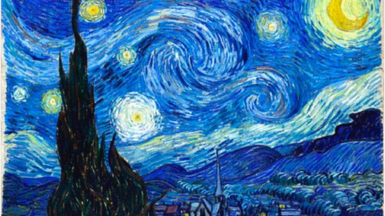 Noite estrelada, de Vincent Van Gogh (1889) - Essa obra, talvez, seja a mais íntima representação do espanto humano diante do céu - Imagem: Reprodução