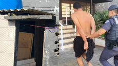 Após o crime, o agressor foi preso e confessou a autoria do feminicídio, que está sendo investigado pela Polícia Civil - Divulgação/Polícia Militar