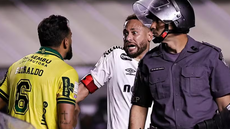Santos será julgado no STJD após torcedor cuspir em lateral do Mirassol na Vila Belmiro - Foto: Fabio Giannelli/AGIF