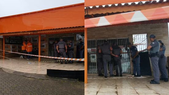 Três corretores estavam no local no momento do incidente; todas as vítimas foram levadas ao hospital com ferimentos - Foto: Leandro Guedes/ TV Tribuna