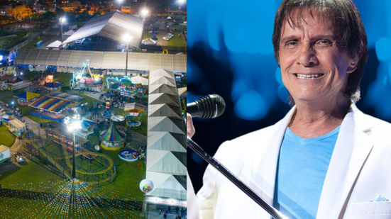 O espetáculo no Kartódromo Municipal celebra os 85 anos do Rei e promete uma noite de clássicos da música brasileira - Imagem: Divulgação