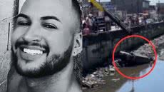 Um carro capotado em Praia Grande resultou na morte de Denis Mesquita da Silva, de 29 anos, após imprudência no trânsito - Foto: Reprodução/ TV Tribuna