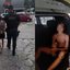 A atitude de tentar se esconder do policiamento gerou suspeitas e culminou na detenção do jovem por infrações anteriores - Imagem: Divulgação/ ROMU Guarujá