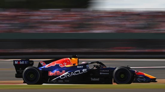 Carro do Max Verstappen no GP de Silverstone - Foto: Reprodução/ Instagram