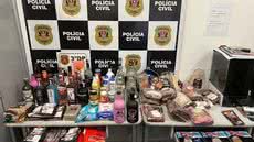 A operação da Polícia Civil durou três meses e revelou um esquema organizado de furto e venda de itens de alto padrão - Imagem: Reprodução