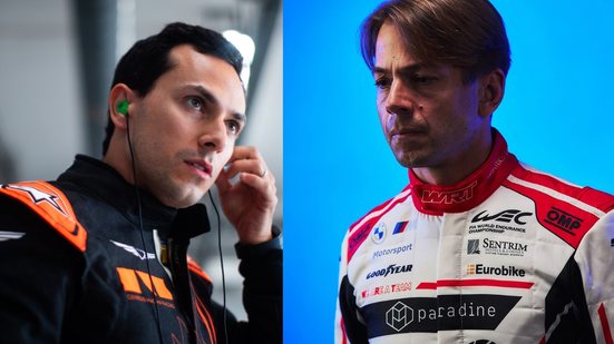 Pipo Derani (esquerda) e Augusto Farfus (direita) - Foto: Drew Gibson (Pipo) /  Reprodução do Instagram (Farfus)