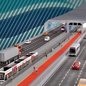 O projeto do túnel imerso entre Santos e Guarujá terá um orçamento de R$ 6,8 bilhões, com financiamento do Governo Federal e do Estado - Imagem: Reprodução