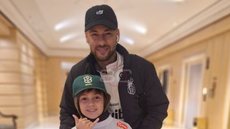 O encontro entre Neymar e o garoto Neymar Sebastián encantou torcedores - Foto: Espn Argentina
