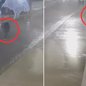 Um homem foi flagrado tentando roubar grades de ferro em Guarujá, mostrando que até tempestades não inibem ações criminosas - Foto: Divulgação