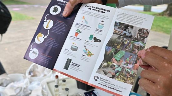 Com 52 agentes nas ruas, a Prefeitura garante segurança e identificação dos profissionais durante a operação de combate ao Aedes aegypti - Foto: Divulgação/ Prefeitura de Santos