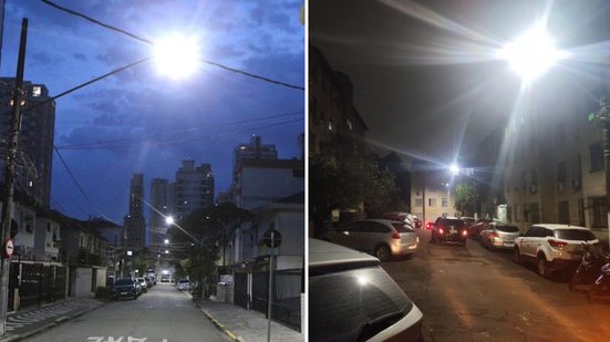 Com 1.143 novos pontos de luz, Santos garante vias mais seguras e reduz o consumo de energia em até 53% nos novos postes - Foto: Divulgação/ Prefeitura de Santos