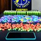 A operação revelou uma bolsa térmica com mais entorpecentes, evidenciando a atuação do tráfico na Baixada Santista - Foto: Divulgação/ 29° BPMI