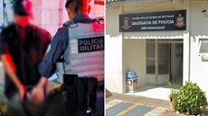 Cinco homens foram detidos e levados a Distritos Policiais, aguardando decisões do Poder Judiciário após prisões no Litoral Sul - Foto: Divulgação/ 29° BPMI