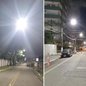 A transição para lâmpadas LED resulta em uma economia significativa de energia elétrica e custos operacionais para a Prefeitura - Foto: Divulgação/ Prefeitura de Santos