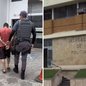 Após a captura, o homem foi levado à Delegacia de Defesa da Mulher para os trâmites legais e aguardará julgamento - Foto: Divulgação/ 14° BPMI