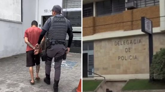Após a captura, o homem foi levado à Delegacia de Defesa da Mulher para os trâmites legais e aguardará julgamento - Foto: Divulgação/ 14° BPMI